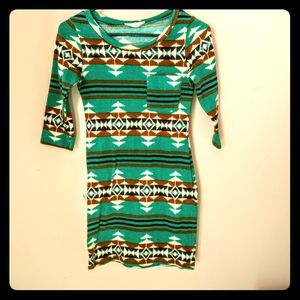 Aztec Mini dress